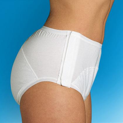 Inkontinenz Slip zur Vorlagen-Fixierung mit beidseitigem Klettverschluß 