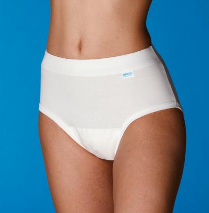 Slip mit waschbarer Inkontinenz Saugeinlage und MEDISET made by modellia-Beschichtung 