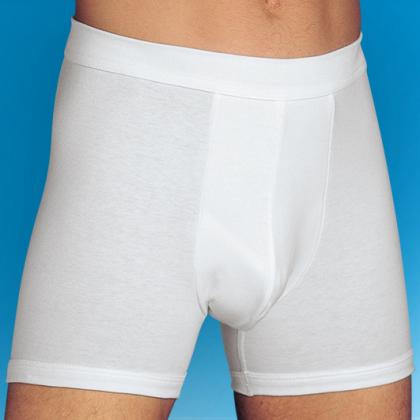 Inkontinenzslip zur Vorlagen-Fixierung als moderne Männer-Shorty 