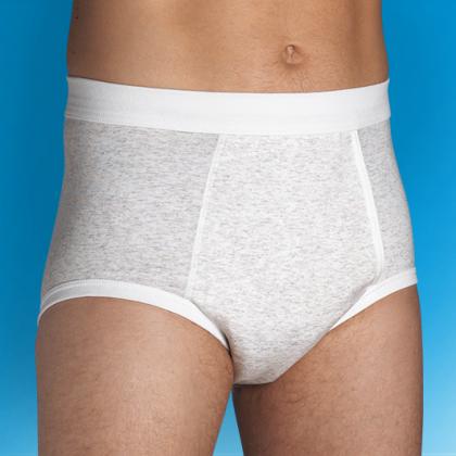 Slip aus Silberionen Material mit waschbarer Saugeinlage und seitlichem Eingriff 